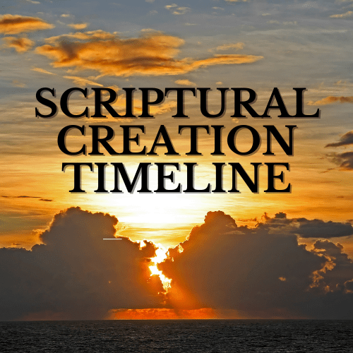 Scriptural Creation Timeline