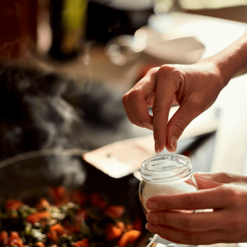 Woman Cooking